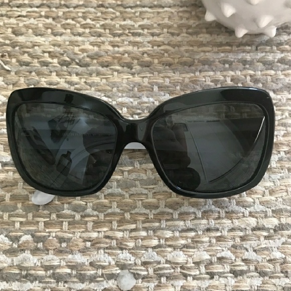 Black Burberry square frame glasses - Picture 3 of 8